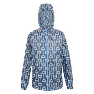 Regatta Dames/Dames Orla Kiely Tall Bloemen Packaway Waterdichte Jas (Marine)