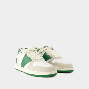 Sneakers Rhecess Laag - Rhude - Leer - Wit/Groen
