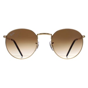 Ray-Ban Rond Unisex Goud Bruin Kleurverloop RB3637 Nieuw Rond