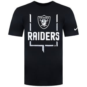 Nike NFL Las Vegas Raiders Legend Goal Post Heren Zwart T-Shirt