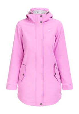 Schmuddelwedda Softshell korte jas Dames Snoeproze