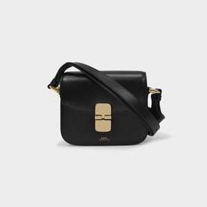 Grace Mini-tas - A.P.C. - Leer - Zwart