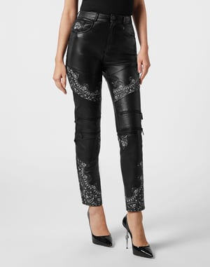 Leren Broek Paisley