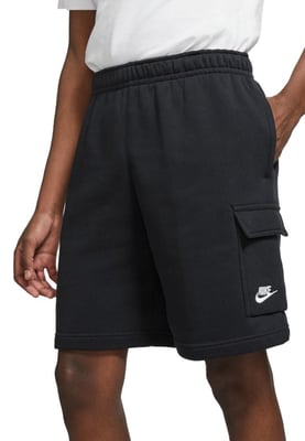 Nike Club cargoshort voor heren in zwart