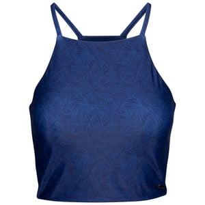 Trespass Dames/Dames Harlow Palm Leaf Zwemtop (Blauw)