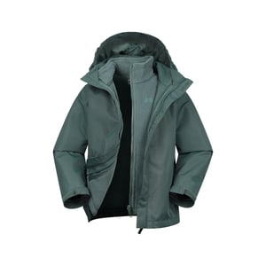 Mountain Warehouse Kinder/Kinder Fell 3 in 1 Waterafstotend Jasje (Donkere Khaki)