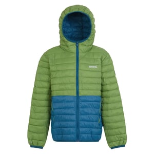 Regatta Gewatteerd kinder/kinder Hillpack II Colour Block Jacket (Pikant groen/Marokkaans blauw)