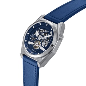 Heritor Automatische Amadeus Semi-Skelet Horloge met Leren Band