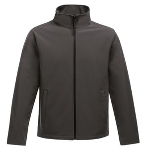 Regatta Opmerkelijk Heren Ablaze Afdrukbaar Soft Shell-jasje (Afdichting Grijs/Zwart)