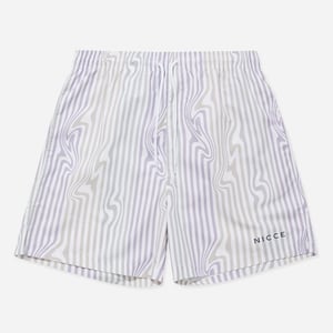 Nicce Strata Heren Wit/Lila Zwemshort