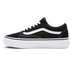 Shop Voor Vans Old Skool Platform Zwart/Wit Dames Trainers