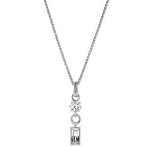 Orphelia 'Madelyn' Dames 925 Sterling Zilveren Hanger met Ketting - Zilver ZH-7583