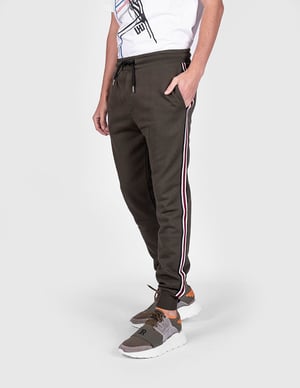 Les Hommes broek Jogging Mannen groen