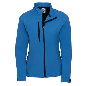 Russell Dames/dames Soft Shell-jas (Azuurblauw)