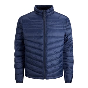 Jack & Jones Jas zomer JJe Hero Puffer Collar Blauw