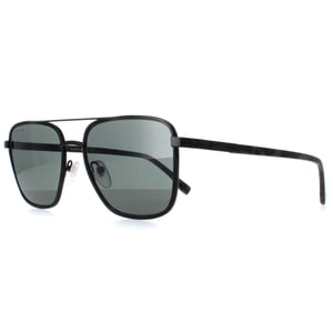 Lacoste L245S 002 mat zwart grijze zonnebril