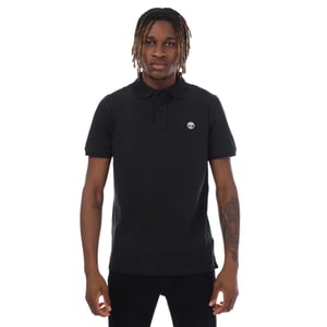 Heren Timberland Millers River Pique Polo Shirt in Zwart