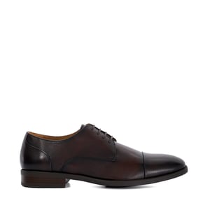 Dune Suffix Lederen Heren Bruine Veterschoenen