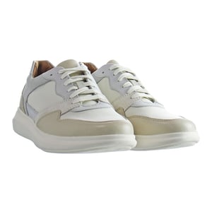 Clarks Un Globe Run Heren Wit Trainers
