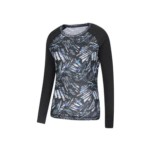 Mountain Warehouse Dames/Dames Talus Bedrukte Thermo Top (Grijs)