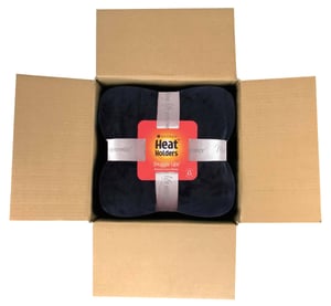Heat Holders - Thermische deken van fleece van 1,7 tog - Zwart