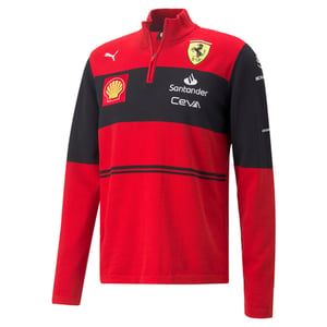 PUMA Scuderia Ferrari Team Half-Zip Heren Gebreid Sweatshirt