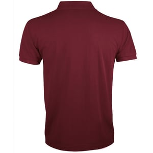 SOLS Heren Prime Pique Poloshirt met korte mouwen (Bourgondië)