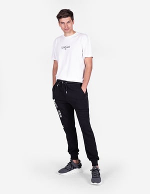 Les Hommes T-shirt Community Mannen zwart