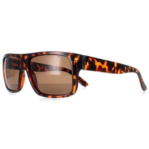 INVU Rechthoek Heren Demi Tortoise Bruin Gepolariseerd B2130