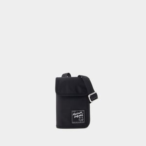 Neck Pouch "the Traveller" - Maison Kitsune - Kunststof - Zwart