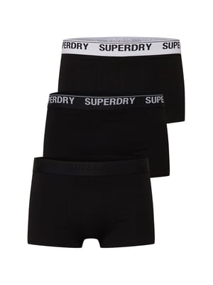 Boxershorts Superdry Heren Pak van 3 Unlimited-Logo