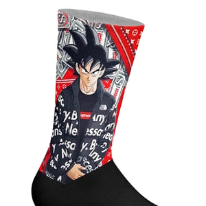 Lange uniseks sokken met elastische print