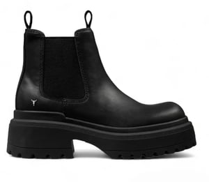 Windsor Smith Zwarte Chunky Leren Chelsea Boots - Dopamine