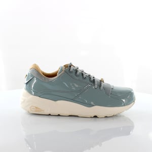 Puma R698 Damesschoenen Patent Nude Blauw Leer 362274 02