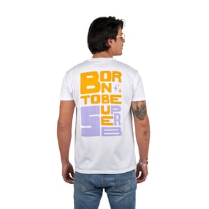 Korte mouw t-shirt met ronde hals Born To Be SPRBCA-2202 man