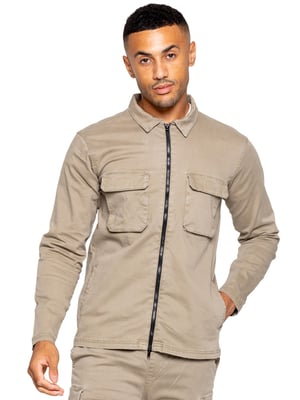 Enzo | Heren Cargo Overshirt Jas