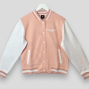 New Balance Varsity-bomberjack voor dames in roze