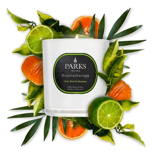 LIMOEN, BASILICUM & MANDARIJN KAARS 220G