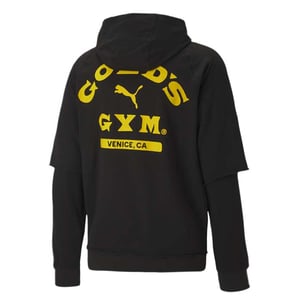 Puma x Gold's Gym Raglan Heren Zwart Hoodie