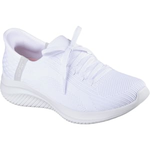 Skechers Ultra Flex 3.0 Brilliant Path Textile Damestrainers Wit