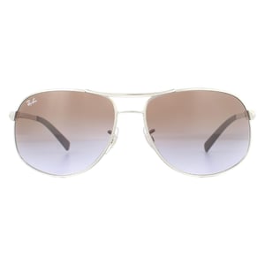 Ray-Ban Zonnebril RB3387 003/68 Zilver Bruin Verloop