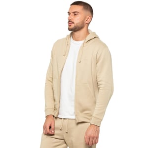 Enzo | Heren Zip Hoodie - Stone