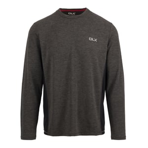 Trespass Heren Charlie T-shirt met lange mouwen (Donkergrijs mergel)