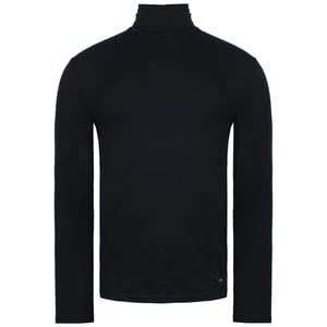 Hom Plain Heren Zwarte Golf Trui