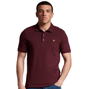 Lyle & Scott Polo SS Plain Polo Shirt Rood