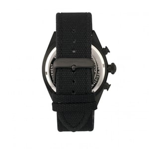 Morphic M53-serie chronograaf vezelgeweven lederen band horloge met datum