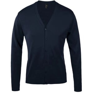 SOLS Heren Gouden Gebreid V Hals Vest (Marine)