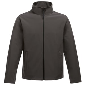Regatta Opmerkelijk Heren Ablaze Afdrukbaar Softshell-jasje (Zeehond / Zwart)