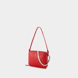 Courreges Handtas met wolkenketting - - Leer - Rood