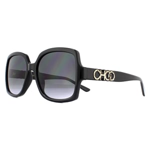 Jimmy Choo Square Dames Black Dark Gray Gracient zonnebril